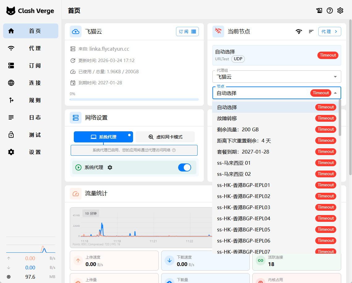 ⚠️ 紧急通告:飞猫云机场(DlerCloud)跑路预警 相关截图