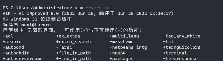 使用vim摸鱼 相关截图